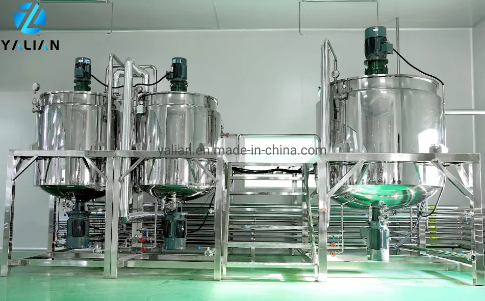 100-1000L Shampoo Bath Gel Sanitary Gel Making Machine Mixing Machine