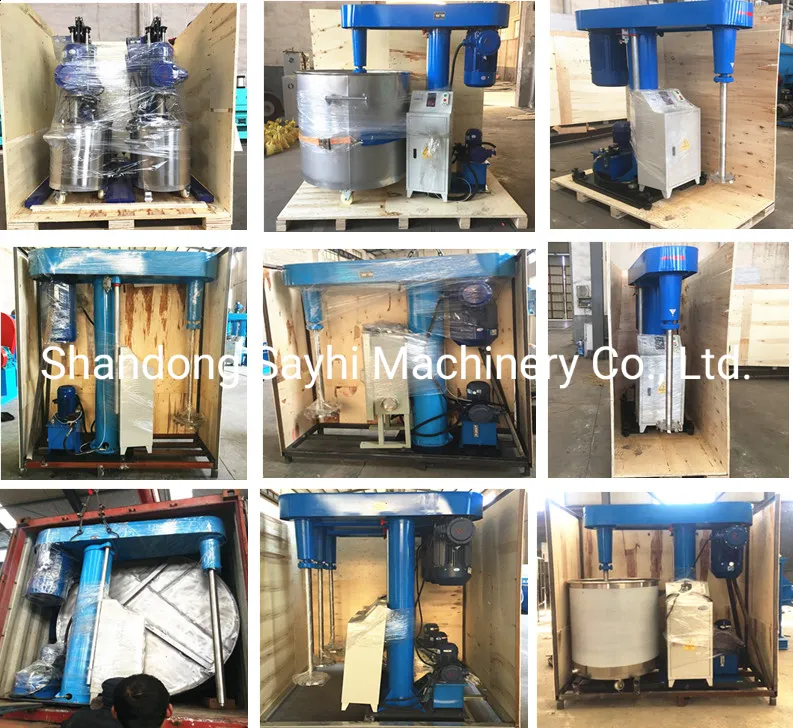 1000L Hydraulic Lifting Variable Speed Dissolver for Water-Based Paint/Acrylic Paint