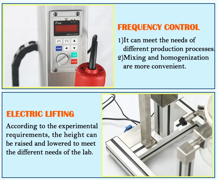 1L/2L/5L/10L Shampoo Soap Vacuum Stirring Stainless Steel Emulsifier Mixer Homogenizer