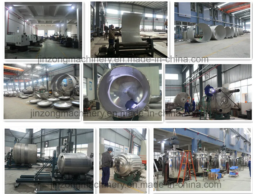 2000L Chemical Reactor with Jacket Heating/Cooling