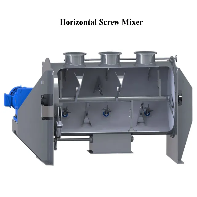 3000L Horizontal Screw Ribbon Mixer