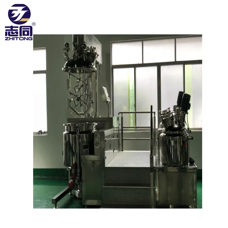 3000L PLC Fixed Type Homogenizer Intemal and Extemal Circulation Machine