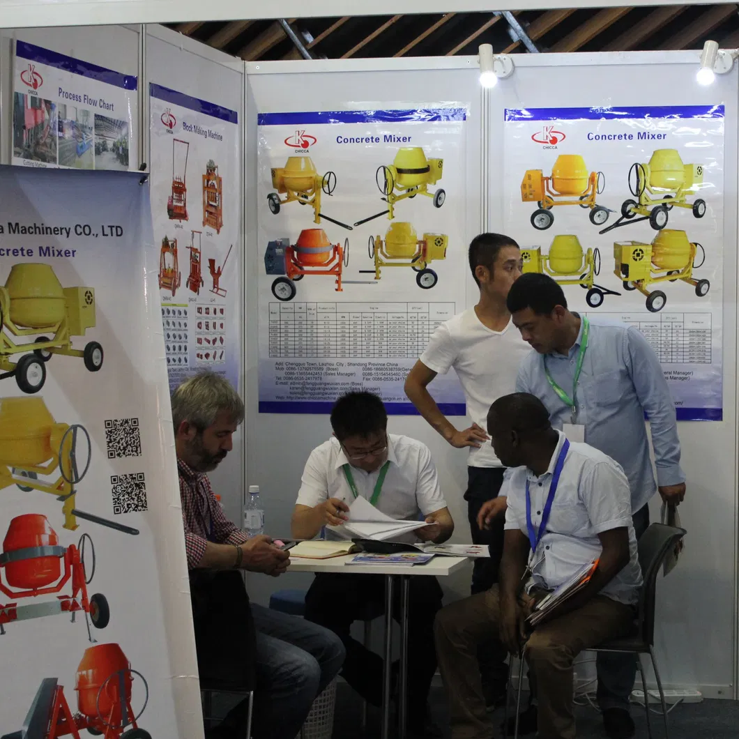 350L Portable Concrete Mixer Small Diesel Cement Mixer From Chinese Factory