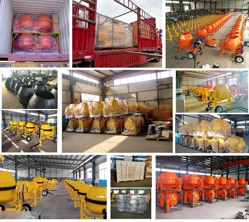 350L Portable Concrete Mixer Small Diesel Cement Mixer From Chinese Factory
