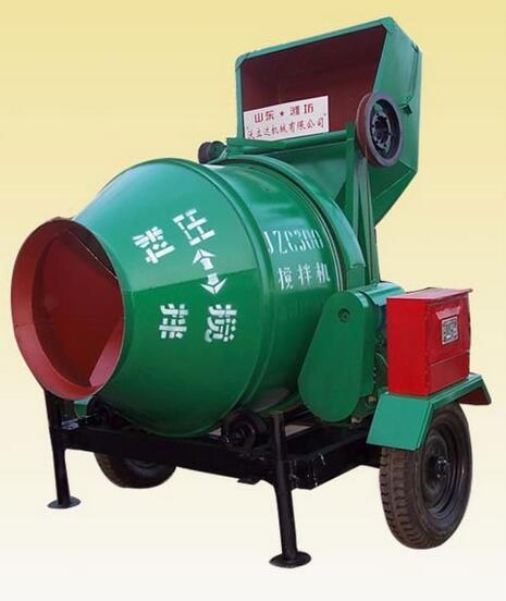 350L Portable Electric Concrete Mixer (JZC350) in Africa