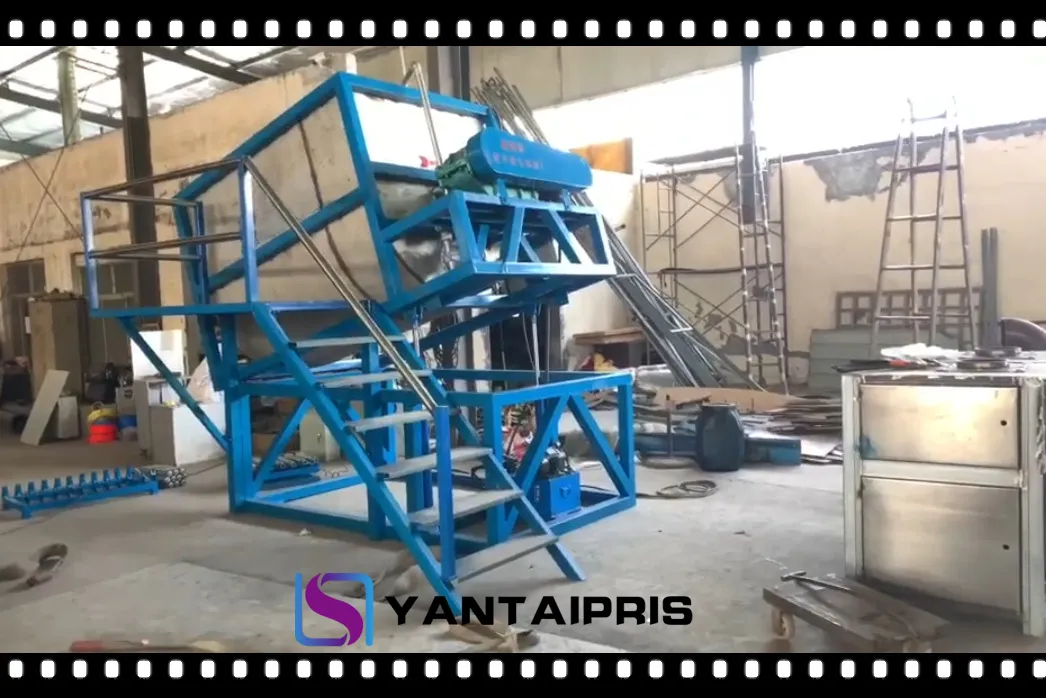 40t Outside Wall Decorative Stone Sand Spay Paints Making Machine