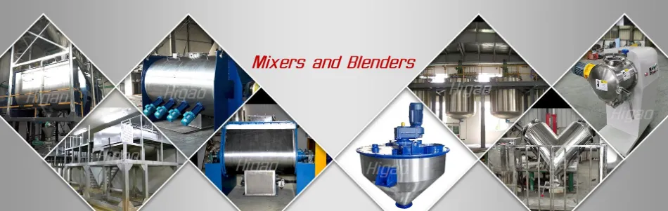 50-30000L High Shear Plough Mixer for Spice Seasoning Powder Mixing