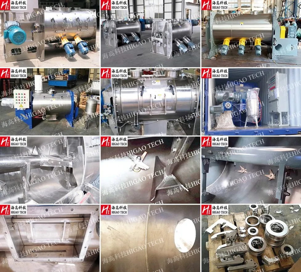 50-30000L High Shear Plough Mixer for Spice Seasoning Powder Mixing