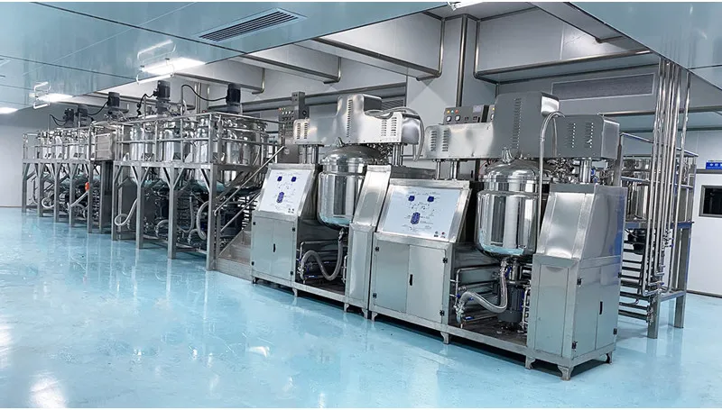 500-2000L Multi-Specification and Customizable Vacuum Homogenizing Emulsified Stainless Steel Mixing Machine