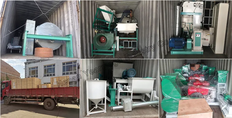 500kg 1t 2t Per Batch Double Paddle Type Feed Mixing Production Machine in Feed Factory