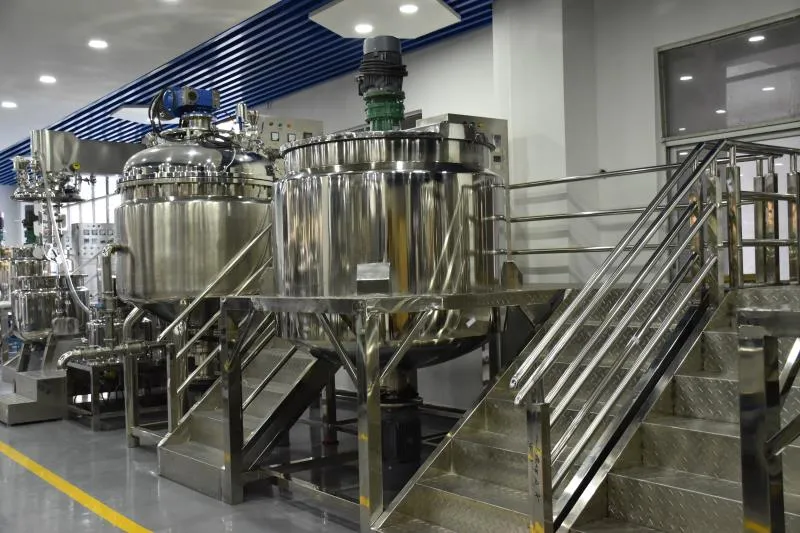 500L High Quality Vacuum Emulsifying Mixer Machine for Laundry Liquid/Shampoo/Dishwashing Liquid Production Homogenizer Emulsifier