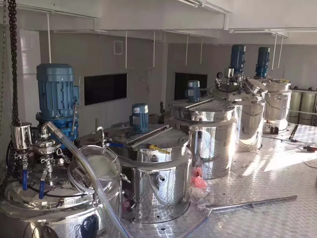 500L High Quality Vacuum Emulsifying Mixer Machine for Laundry Liquid/Shampoo/Dishwashing Liquid Production Homogenizer Emulsifier