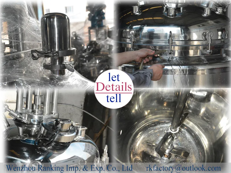 500L Stainless Steel Mixing Tank (G-FL)