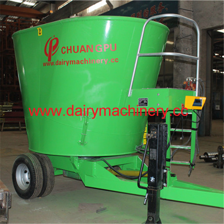 7cbm Vertical Cow Feed Mixer Dairy Farm Equipment