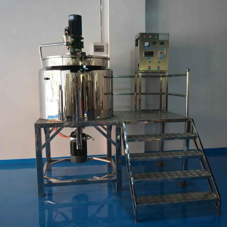 Ailusi 100L High Shear Mixing Tank Liquid Washing Homogenizer Mixer