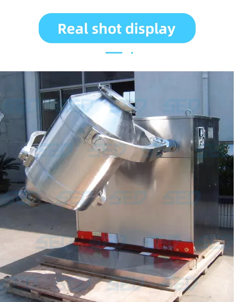 Automatic Three Dimension Powder Mixing Machine with Competitive Price