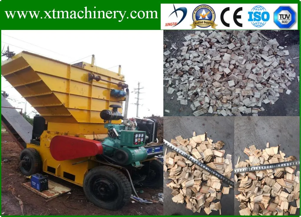 Bx216 Drum Type, 3PCS Designed Blades, Wood Log Chipper