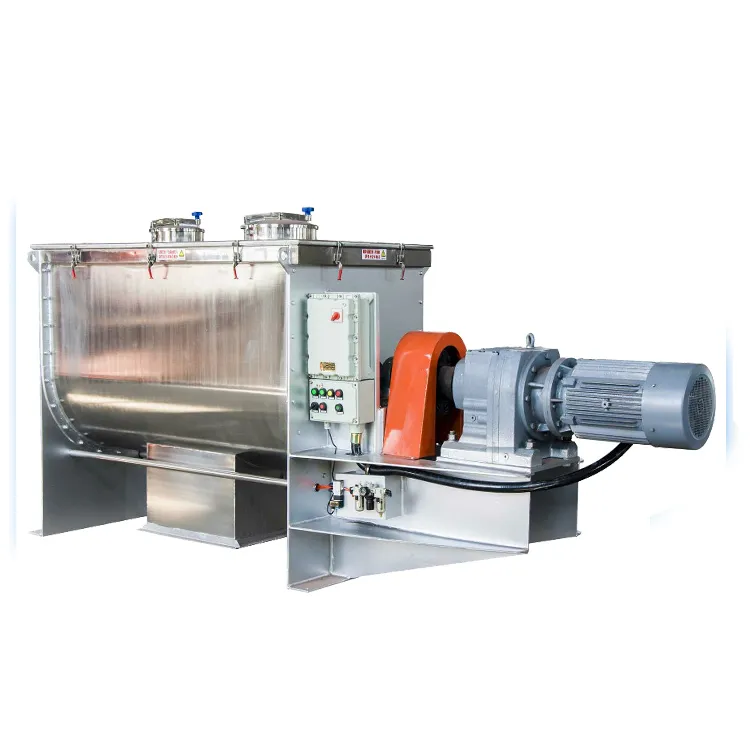 Cheap Price Horizontal Spiral Ribbon Blender Powder Mixer Machine Washing Powder