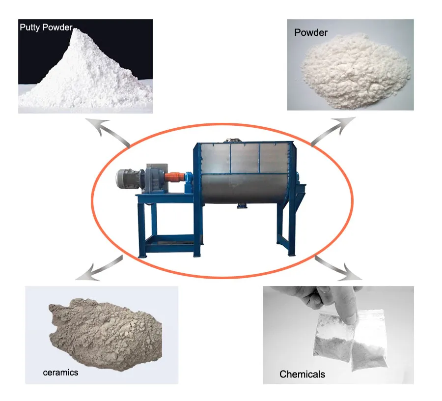 Cheap Price Horizontal Spiral Ribbon Blender Powder Mixer Machine Washing Powder