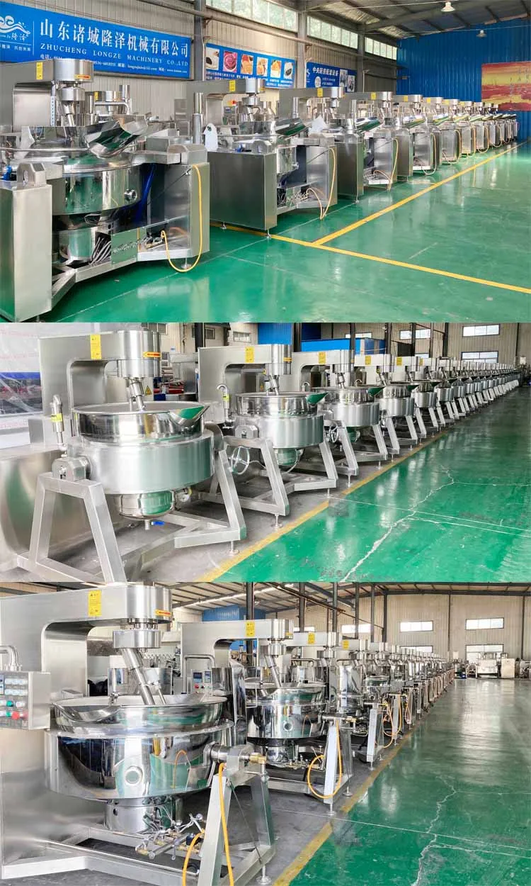 China Manufacturer Curry Paste Cooking Mixer Machine Automatic Cooking Mixer Machine Shawarma Cooking Machine