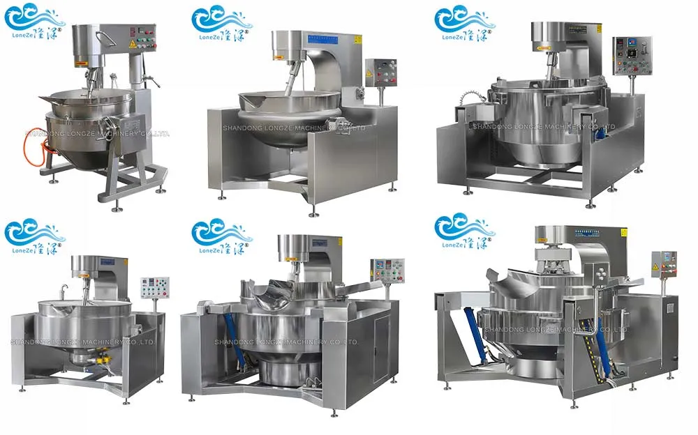 China Manufacturer Curry Paste Cooking Mixer Machine Automatic Cooking Mixer Machine Shawarma Cooking Machine