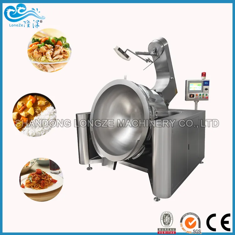 China Manufacturer Curry Paste Cooking Mixer Machine Automatic Cooking Mixer Machine Shawarma Cooking Machine
