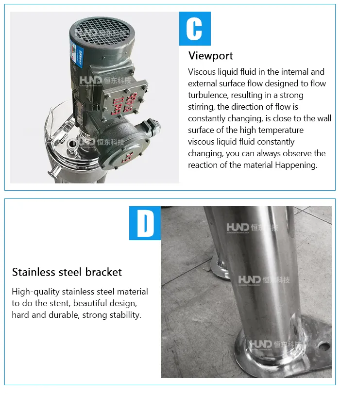 Cosmetic/Pharmacy/Food Industry Stainless Steel Heating Pressure Tank
