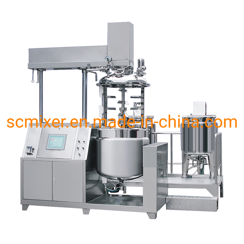 Cream Paste Lotion Products Making Mixing Homogenizing Machine with Emulsifier