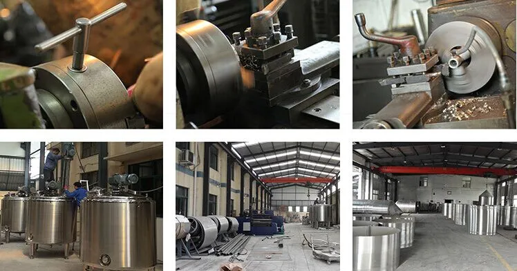 Customized 350L Stainless Steel Rotating Drum Powder Mixer Machine