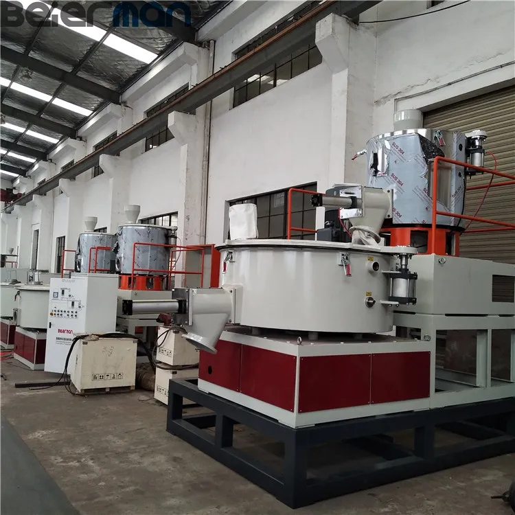 Different Kinds Plastic Mixing Equipment Drying Coloring for PVC Powder PE Granules with Ribbon/Paddle/Screw Types Various Mixer