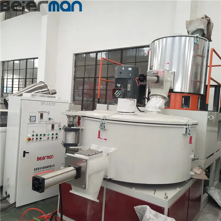 Different Kinds Plastic Mixing Equipment Drying Coloring for PVC Powder PE Granules with Ribbon/Paddle/Screw Types Various Mixer