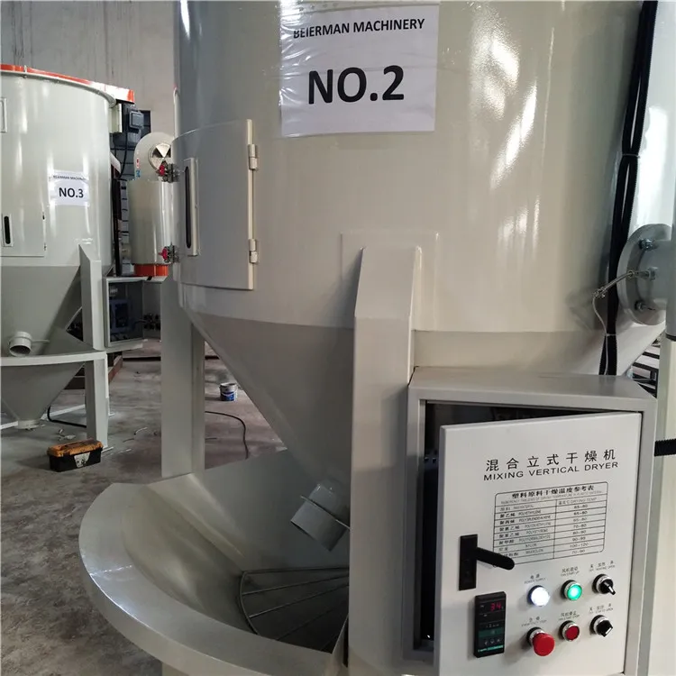 Different Kinds Plastic Mixing Equipment Drying Coloring for PVC Powder PE Granules with Ribbon/Paddle/Screw Types Various Mixer