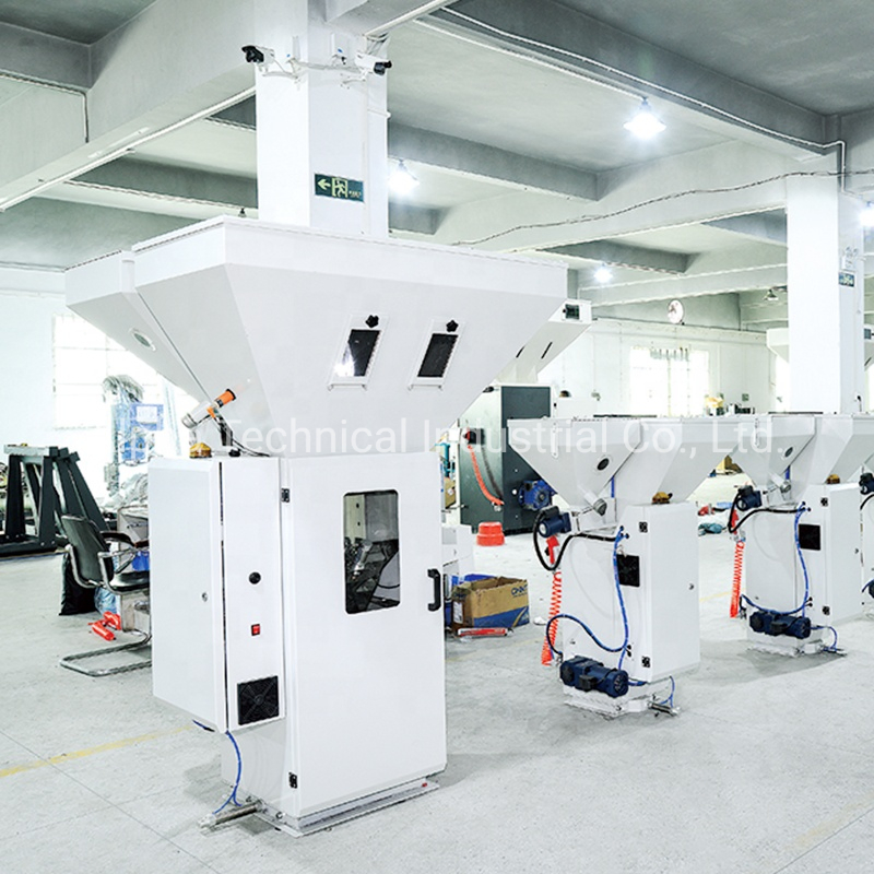 Dosing and Mixing of Polyethylene Granules for Extrusion Laminating Machines^