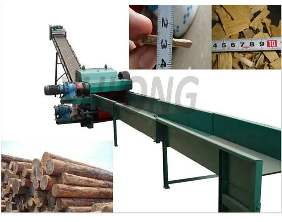 Drum Wood Chipper Wood Log Chipping Machine
