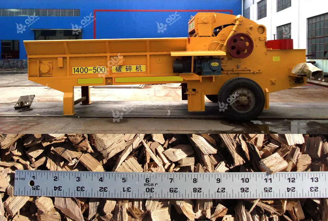 Durable Heavy Duty Gas Powered Engine Big Wet Tree Branch Recycler