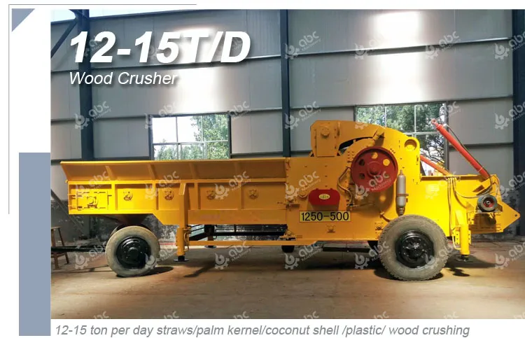 Durable Heavy Duty Gas Powered Engine Big Wet Tree Branch Recycler