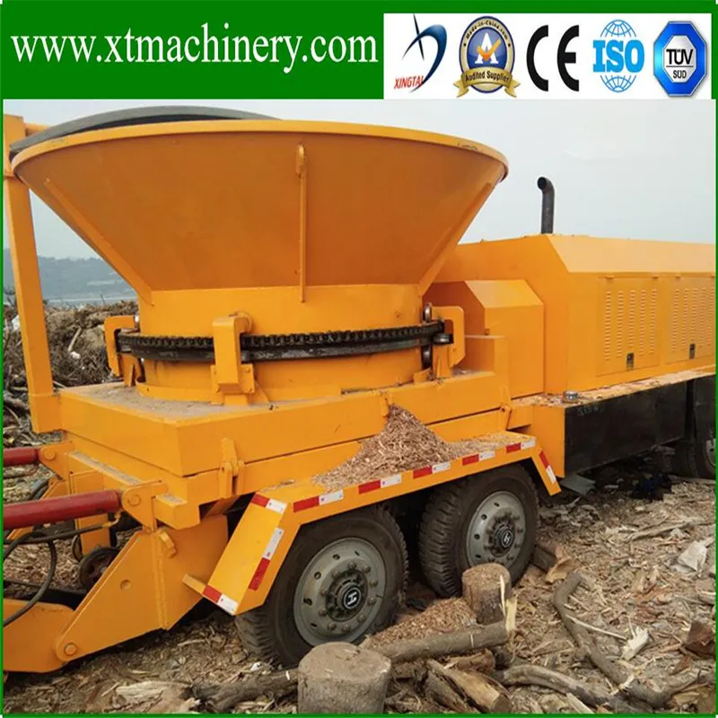 Easy Operation, Rotary Cutting, Finished Size Adjustable Tree Root Chipper