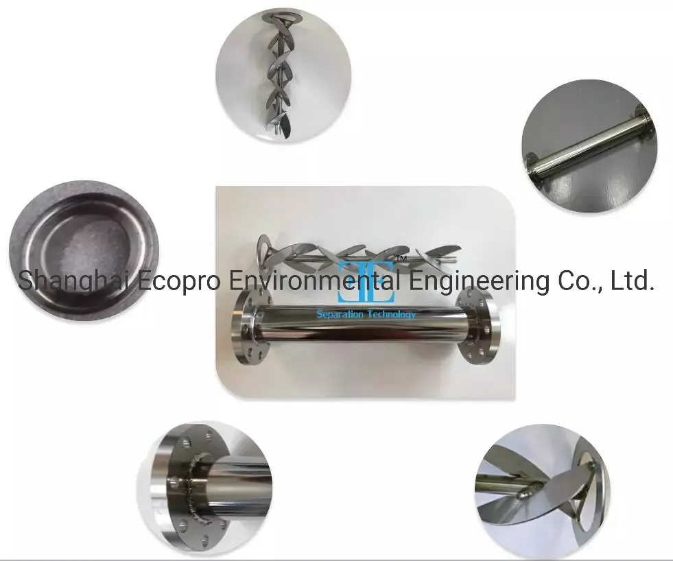 Ecopro PVC Inline Static Mixer Mixing Tube for Waster Water Treatment