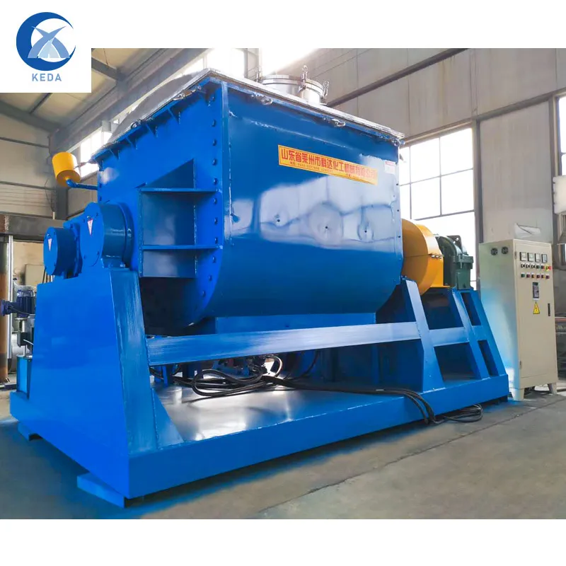 EVA Hot Melt Adhesive Double Z Blades Mixer 1500L Sigma Kneader for Aluminum Stearate
