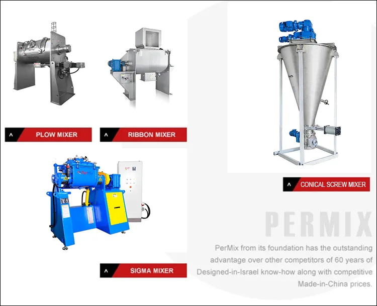 Excellent Quality and Reasonable Price Paddle Mixer for Dry Powder Blending