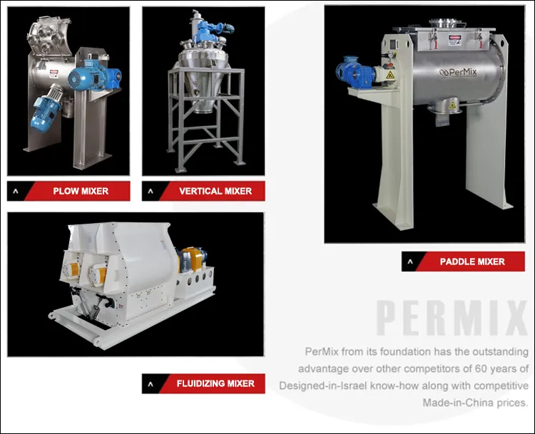 Factory and Trading Combo Ribbon Blender Mixer Machine