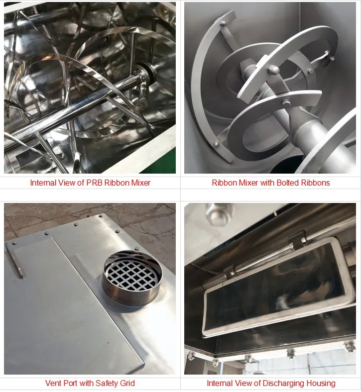 Factory and Trading Combo Ribbon Blender Mixer Machine