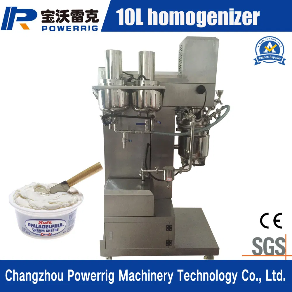 Factory Price 10L Hydraulic Lifting Vacuum Lotion Mixing Emulsifying Mixer Machine