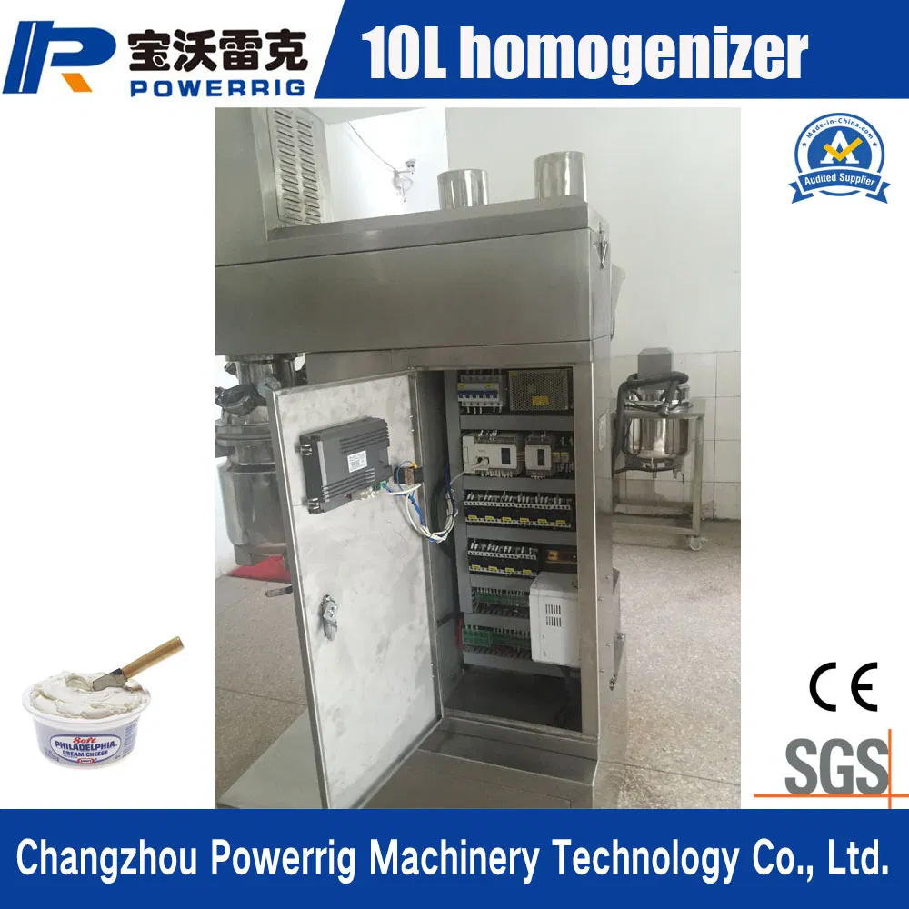 Factory Price 10L Hydraulic Lifting Vacuum Lotion Mixing Emulsifying Mixer Machine