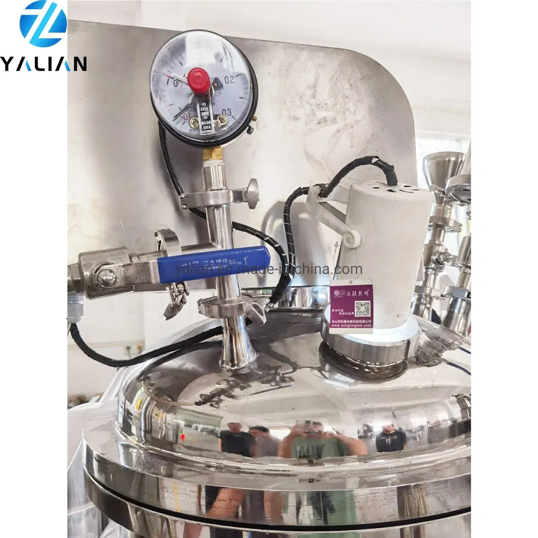 Factory Vacuum Emulsifying Mixer Homogenizer Industrial Mixing Machine Liquid Soap Comestics Honey Jelly Shower Gel Making Equipment