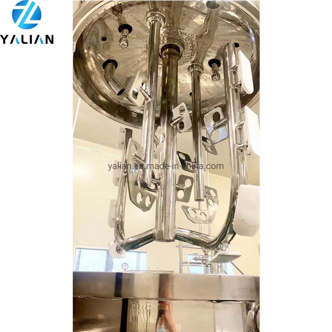 Factory Vacuum Emulsifying Mixer Homogenizer Industrial Mixing Machine Liquid Soap Comestics Honey Jelly Shower Gel Making Equipment