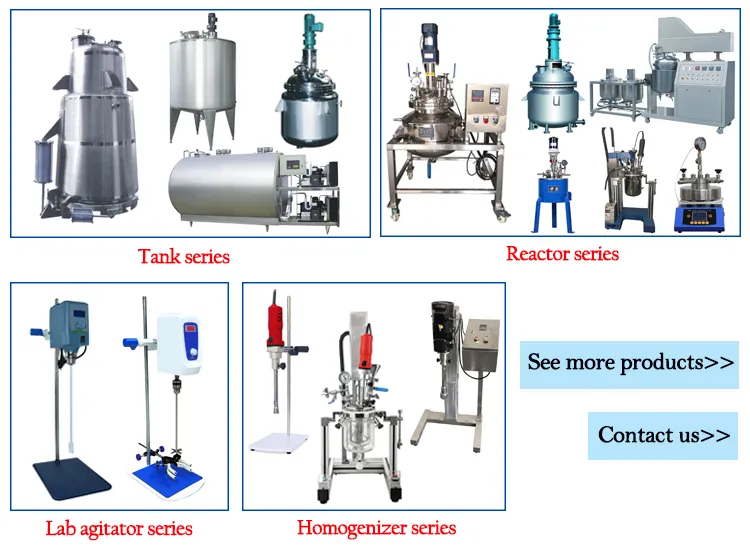 Fhr Pharmaceutical High Shear Manual Lifting Homogeneous Emulsification Machine