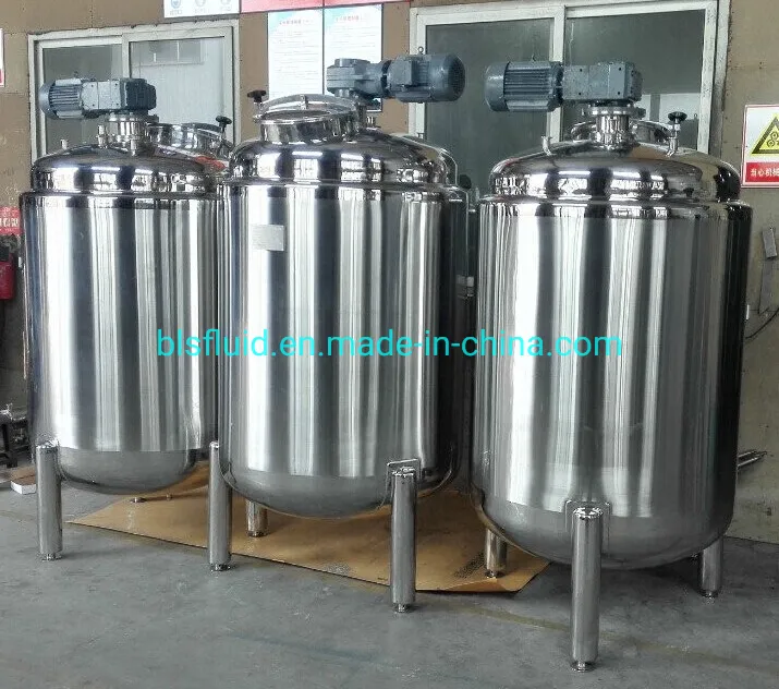 Food Grade Stainless Steel 500 Liter Liquid Mixing Tank