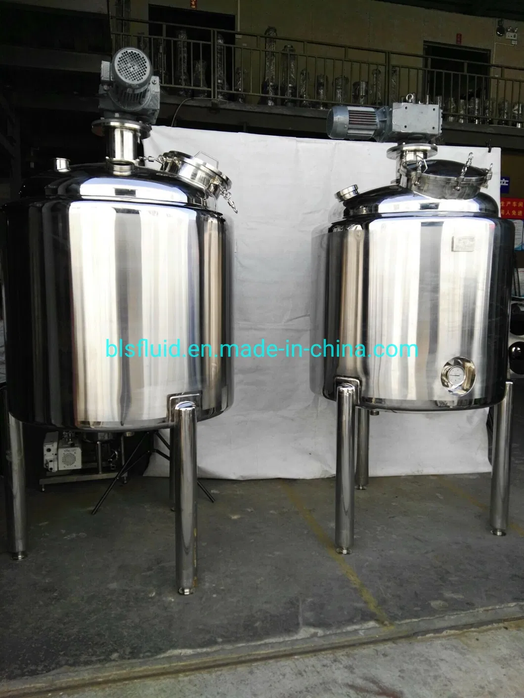 Food Grade Stainless Steel 500 Liter Liquid Mixing Tank