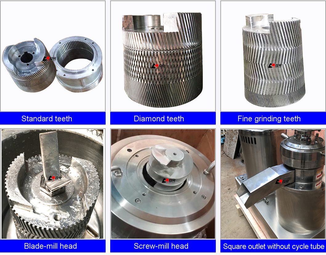 Full Automatic Commercial High Shear Red Chilli Sesame Paste Tahini Peanut Butter Chili Almond Paste Colloid Mill Maker